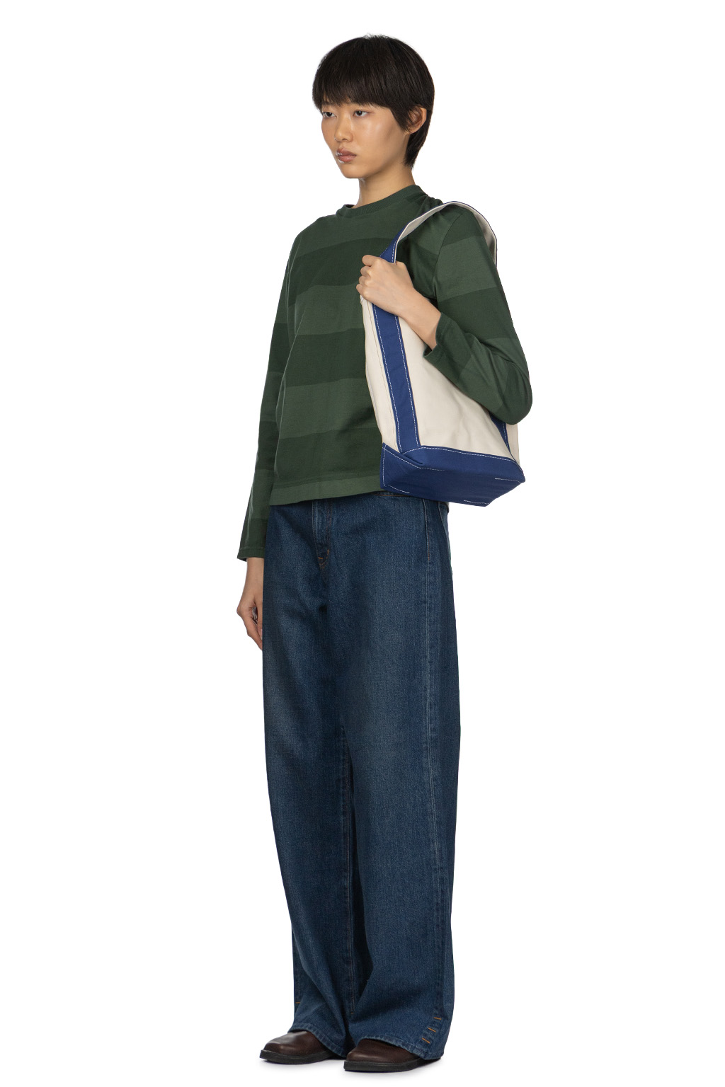 Tigre Brocante - Wide Stripe Long Sleeve T-Shirt